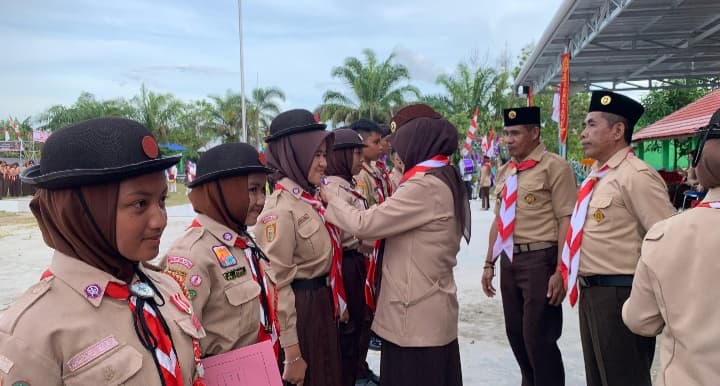 Kegiatan Pramuka SMPN 9 Sampit